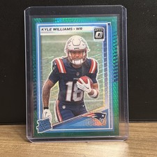 2025 Panini Optic - Kyle Williams Green Hyper Rated Rookie RC #245 Patriots