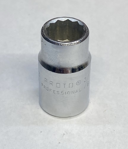 PROTO 5212 12mm 3/8” Drive 12-Point Socket USA Made Professional