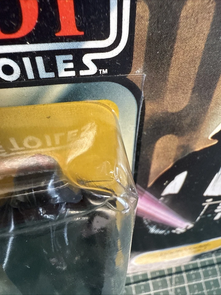 Tarjeta Palitoy 1984 sin usar, en caja, Tri-Logo ROTJ Darts Vader sellada cardada RARA 70B Foto 4 de 4