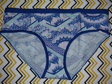 NeW Vs Vintage logo Hiphugger Panty Size Medium Mixed Prints