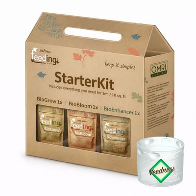 Green House Feeding Starter Set Short Flowering NPK Dünger Grow Anbau Indoor E