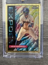 2025 Topps Chrome Update Julio Rodríguez Topps Chrome Exposé Supefractor 1/1