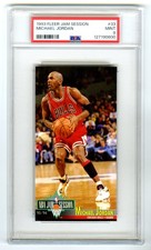 MICHAEL JORDAN~RARE (POP 165) 1993 FLEER NBA JAM SESSION PSA-9 MINT HOT CARD #33