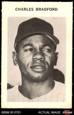 1969 Milton Bradley Charles Bradford White Sox 4 - VG/EX