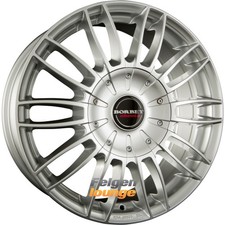 4x BORBET CW3 Sterling Silber 7,5x17 ET45 6x114,3 Alufelgen 17 Zoll