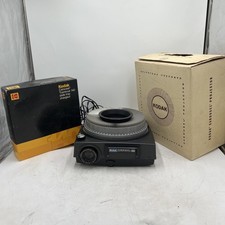 Kodak 850 Slide Projector OG Box Manual Remote Power Cord 140 Carousel Lamp Work