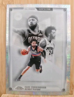 2025-26 Topps Chrome Update Cade Cunningham Glass Canvas GC-13 SSP Case Hit