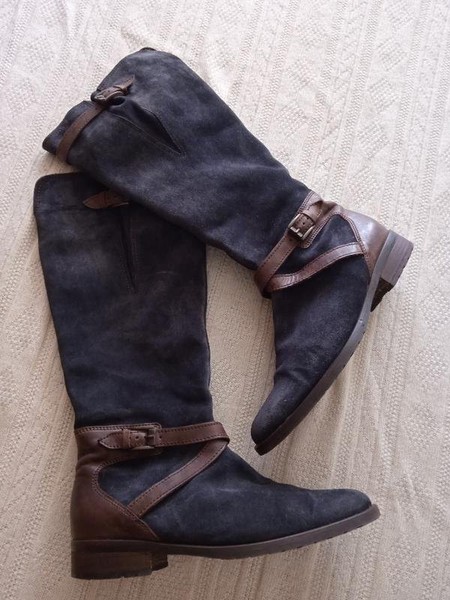 Women Gabor Boots Navy 40.5
