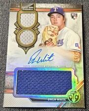 2024 Topps Triple Threads /99 Rookie Patch Auto Owen White Relic RC #RAR-OW