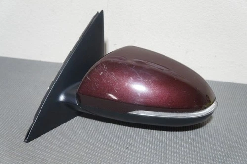 2016-2019 KIA OPTIMA LEFT DRIVER SIDE POWER SIDE MIRROR BURGANDY RED BLIND SPOT