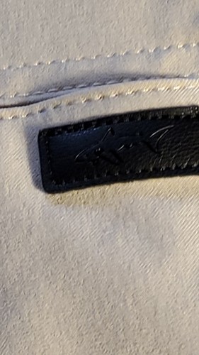 Greg Norman Pantalone Golf Uomo 34x30 Performance Elasticizzato Khaki Tan Logo Squalo - Foto 4 di 5