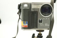 Sony Digital Camera Mavica MVC-FD7 0.4MP Floppy Disk Silver Kit Tested see List