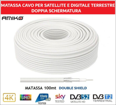 Cavo Coassiale Antenna Sat TV Satellitare 3,6 Mm Minisat - Foto 3