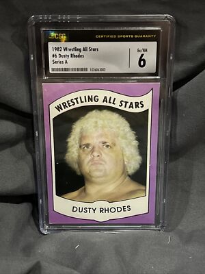 1982 Wrestling All Stars DUSTY RHODES #6 CSG 6 WWE WWF WCW RC