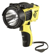 Streamlight Spotlight With Charger 120V Ac Way Point, 1000 Lumens, 44910, Yellow
