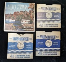 Vintage View-Master Florida 6 Total Reels Silver Springs St Augustine Alligator