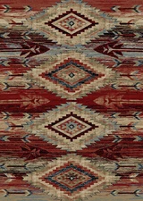 8x10 Southwestern Rustic Lodge Cabin Tribal Area Rug 