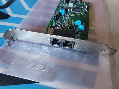 Conexant Systems RD01-D270 PCI 56K V.92 Full High Profile Data Fax Modem Card - Picture 3 of 4