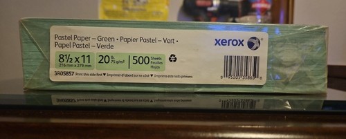 Xerox 3R05857 Multipurpose Pastel Colored Paper, 20-lb, Letter, Green, 500 - Picture 3 of 3