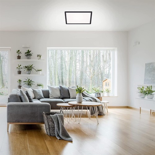 BRILONER Deckenleuchte LED Slim Panel Deckenlampe eckig Fernbedienung - Bild 4 von 5