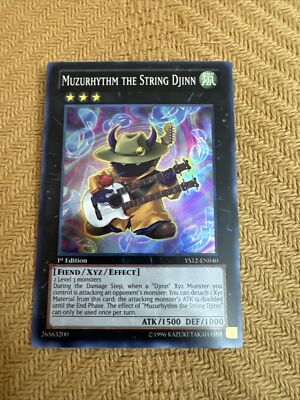 Yu-Gi-Oh! TCG Muzurhythm the String Djinn Starter Deck: XYZ Symphony  YS12-EN040 | eBay