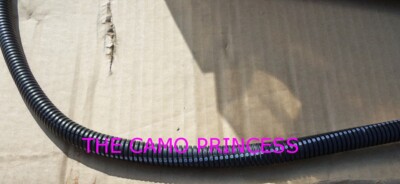 3/8'' CONVOLUTED SPLIT WIRE LOOM CONDUIT TUBING HIGH TEMPERATURE FLAME RESISTANT