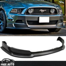 Fit For 13-14 Ford Mustang Pu Front Bumper Lip V6 Gt Model Front Lip