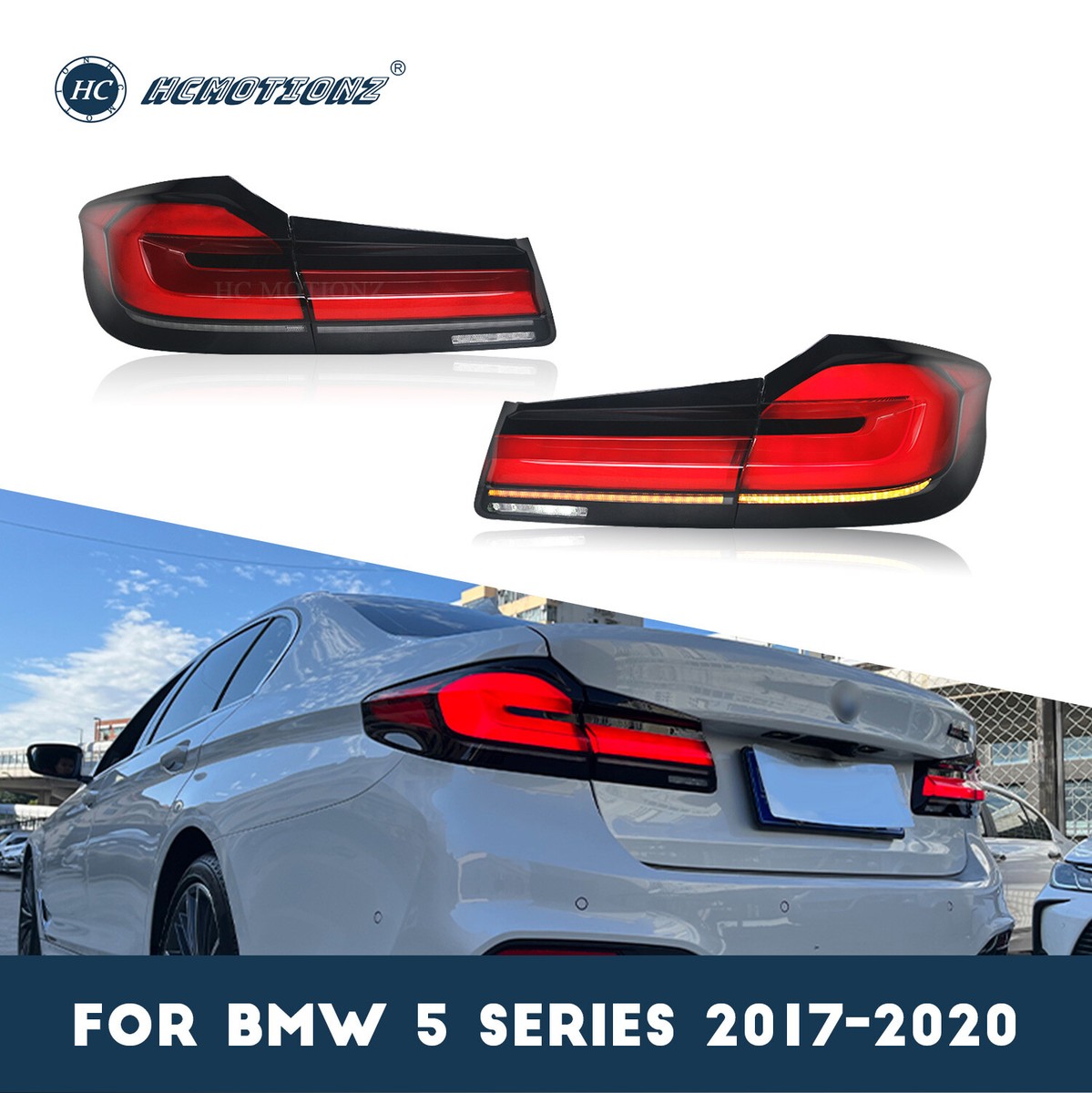 LED Tail Lights For BMW G30 G38 M5 F90 530 540 2017 2018 2019 2020