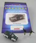 Wiking 1:87, VW 1500 Variant Polizei + 2 Verkehrspolizisten Sondermodell, top