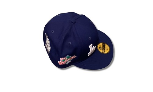 7 5/8 New Era Iconic OG Los Angeles Dodgers patches - Picture 2 of 5