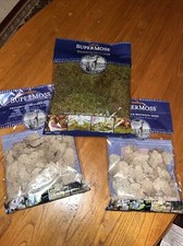 2 Bags SuperMoss Preserved Reindeer Moss 1 Bag Sheet Moss