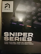 Atrix Sniper Series PRO RGB Keyboard and Mouse COMBO.  NEW. Sealed.