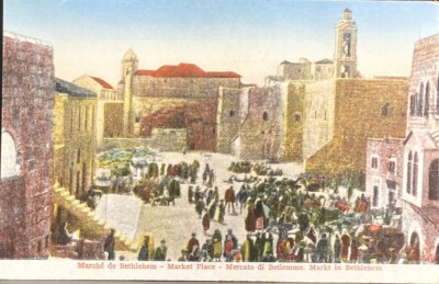 Market Place  Bethlehem, Marche De , Markt In Mercato di Betlemme Postcard New