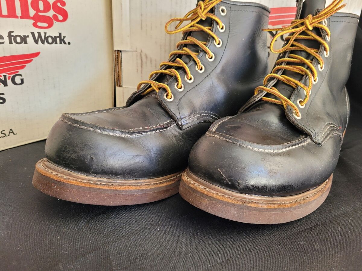 Pre-Owned Red Wing 8136 - Black Chrome - US Men's 11E Pre-Owned Red Wing 8136 - Black Chrome - US Men's 11E