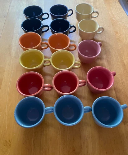 Fiesta Footed Teacup You Choose Color and Quantity