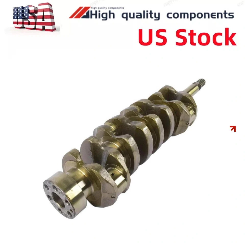 V2203 Crankshaft 60mm For Kubota V2203E V2203B V2203T Engine 17116-23010 - Image 2 of 4