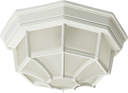 LOT OF 6 Maxim Lighting Crown Hill 2-Light Outdoor Ceiling Mount White - 1020WT - Picture 1 of 6