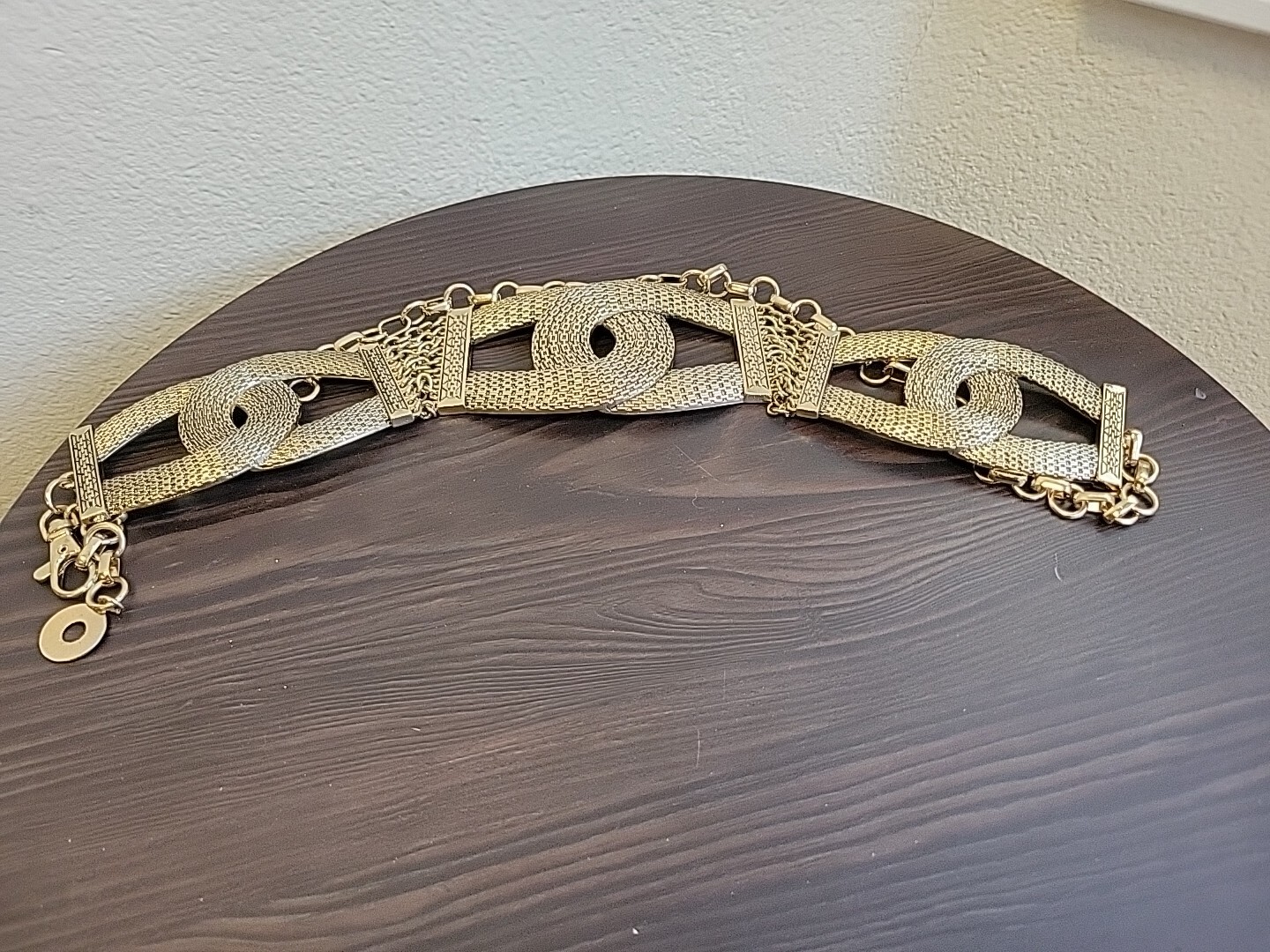 Chico's Statement Gold Tone Belly Body Metal Chain Link Belt eBay