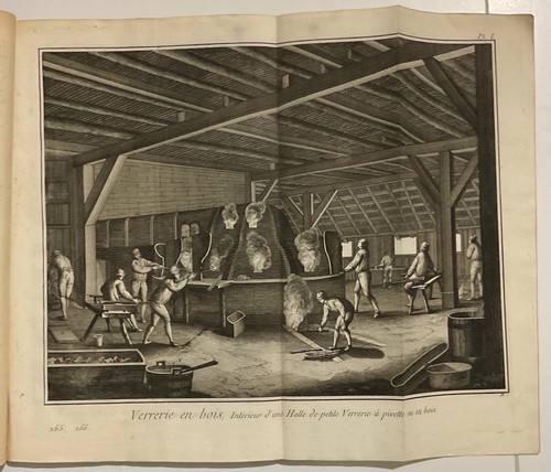 GLÄSEREI DIDEROT E D’ELAMBERT 58 BRETTER GLASBEARBEITUNG UND AUSRÜSTUNG 