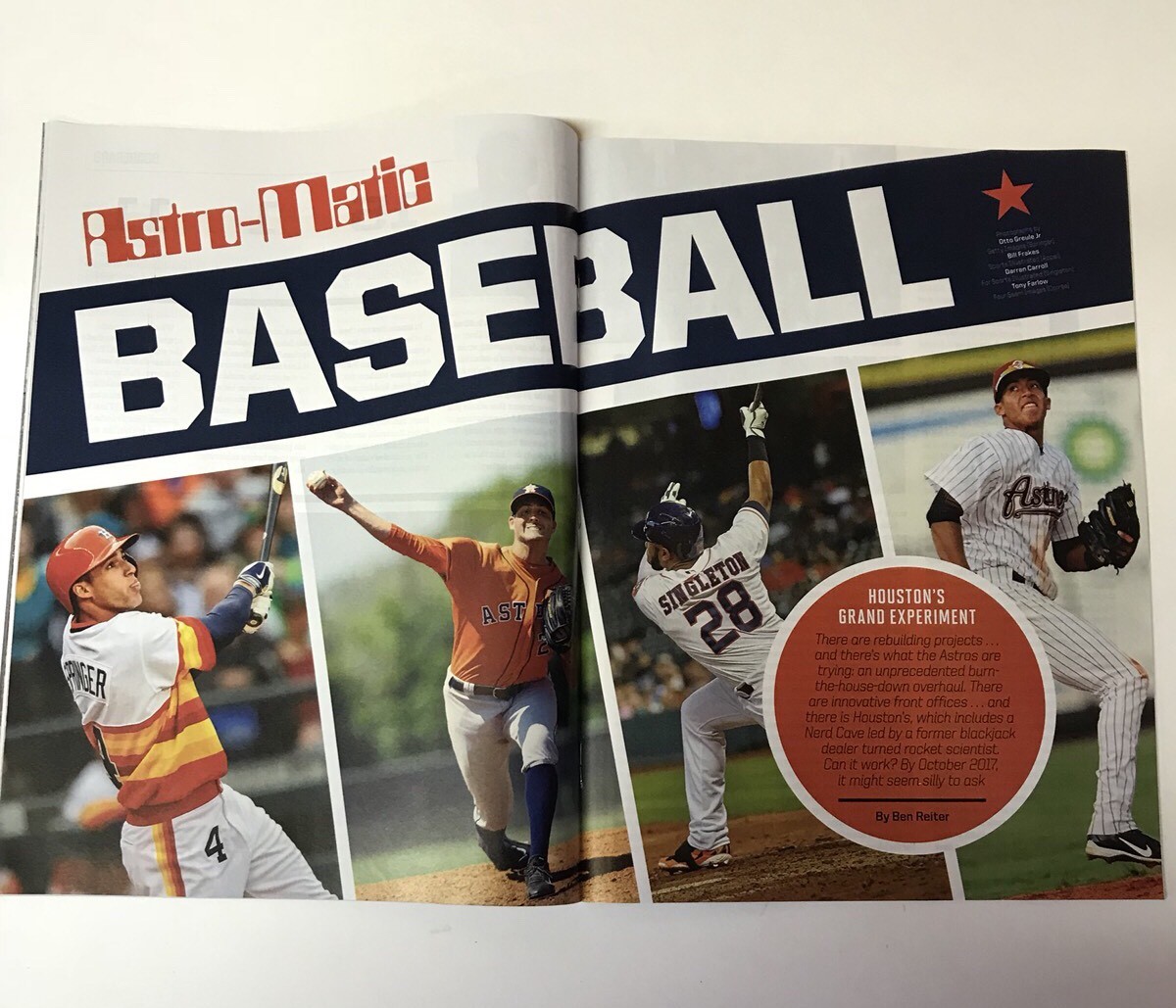 Sports Illustrated HOUSTON ASTROS World Series Springer