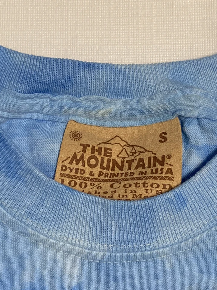 Camiseta The Mountain Azul Tie Dye Hada Juvenil Talla Pequeña Nueva Sin Etiquetas Foto 3 de 4