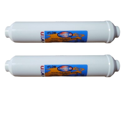 Omnipure CL10ROT40-B Inline Filter GAC T40 - (Package of 2)