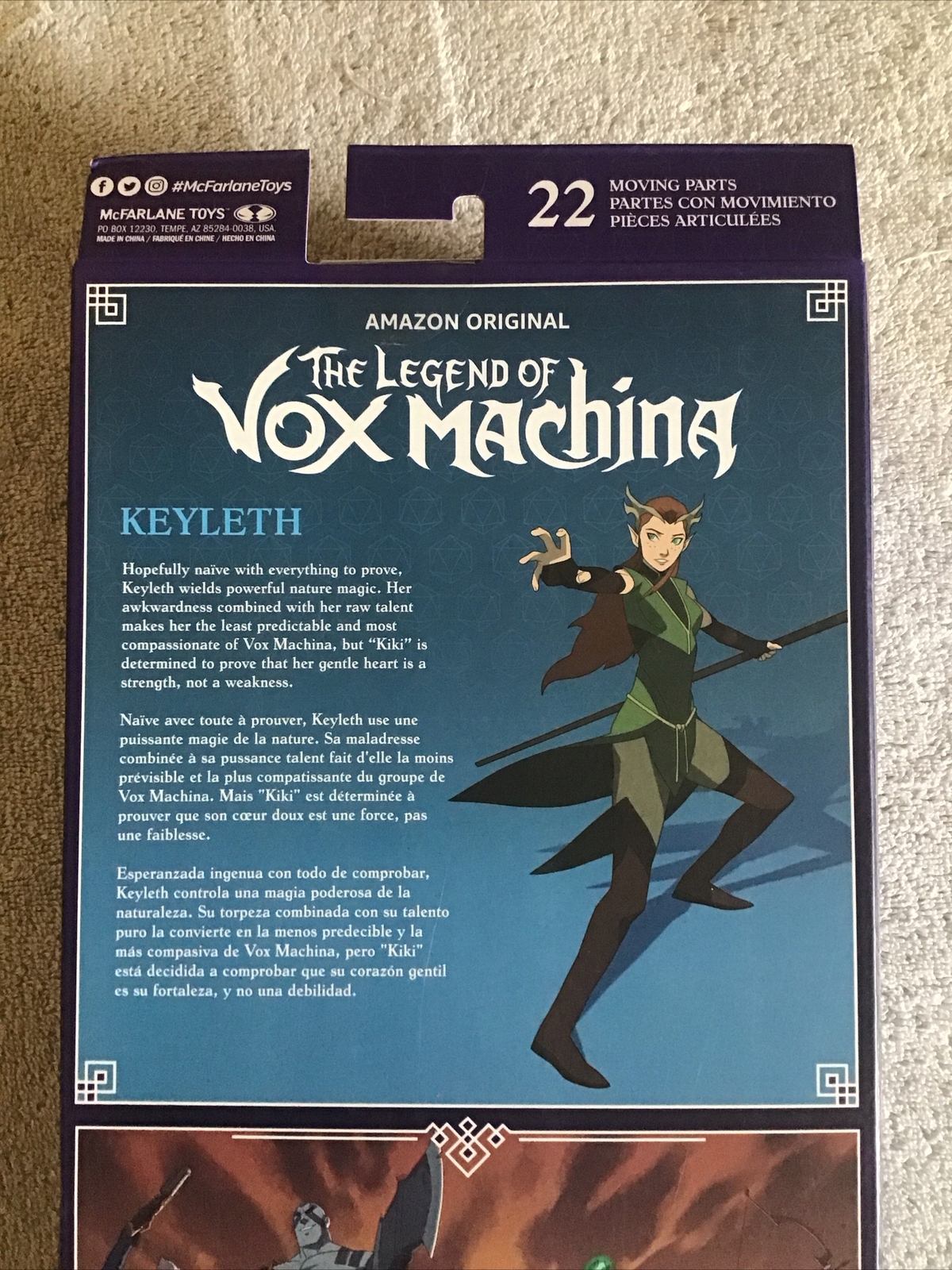McFarlane KEYLETH THE LEGEND OF VOX MACHINA Vinyl 8” Action Figure NeW ...