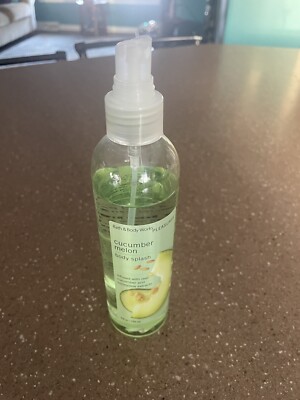 Bath Body Works Pleasures Cucumber Melon Body Splash/Spray 8oz Almost Full