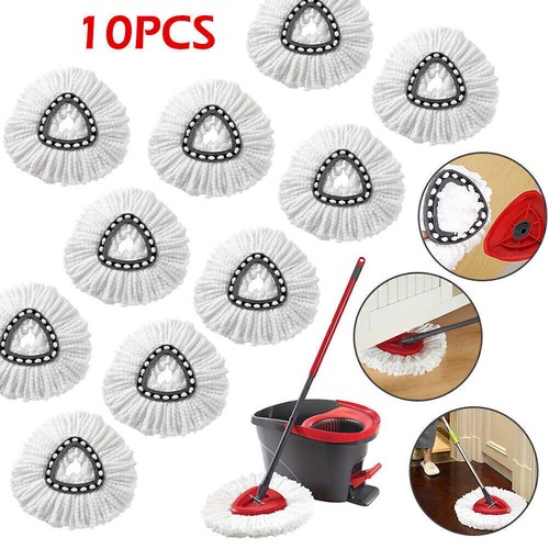 10x Replacement for Vileda Mop Heads Refill Turbo Microfiber Spin Mop Easy Wring - Picture 17 of 19