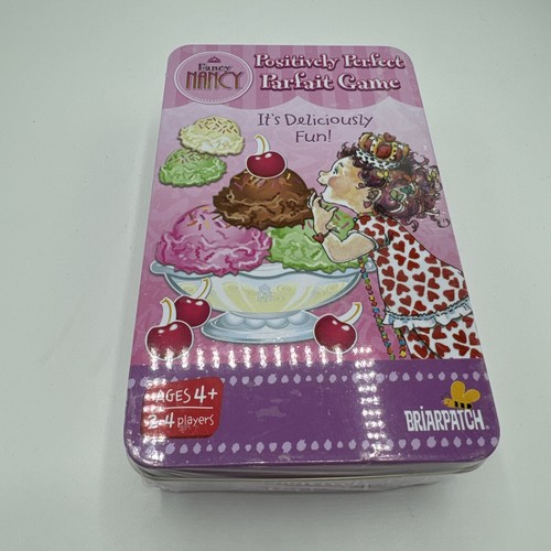 FANCY NANCY Positively Perfect Parfait Game METAL TIN New With Box Damage - Picture 5 of 6