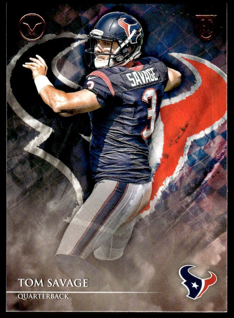 2014 Topps Valor 44 Tom Savage Houston Texans RC Football Card