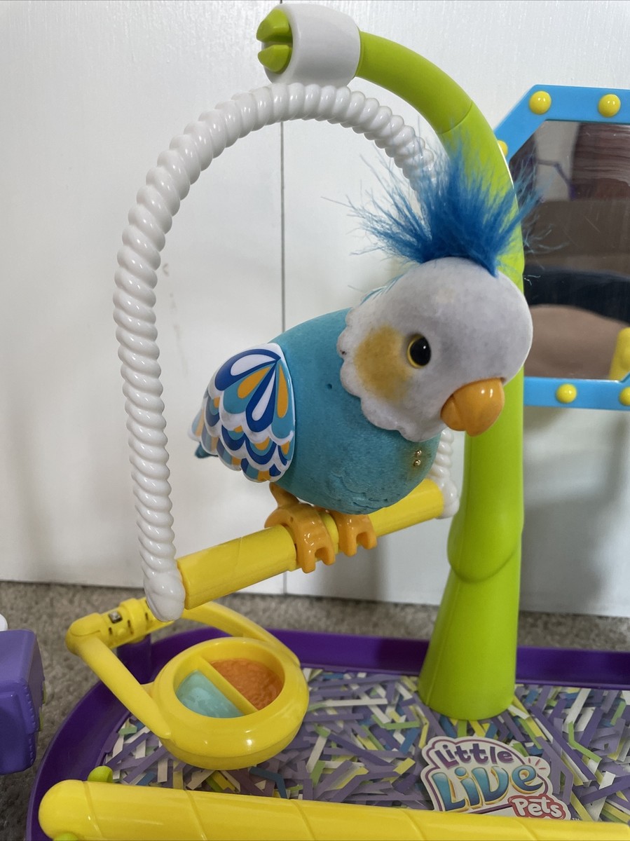 Parrot Little Live Pets Cleverkeet Pink Little Live Pets Blue Bird