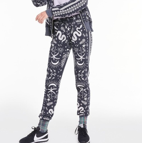 Wildfox Knox Pants Mystic Bandana Black 