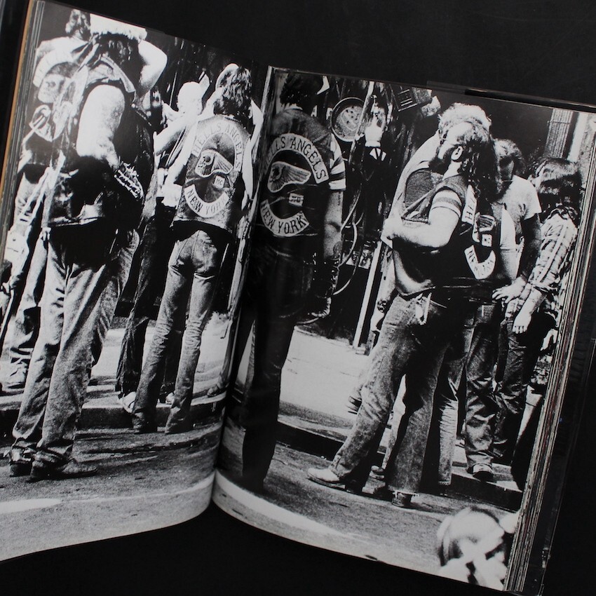 ひろページHELLSANGELES Europe本 AFFA MC 1% Hell's Angels Osamu Nagahama 1981 Hardcover Japan Motorcycle